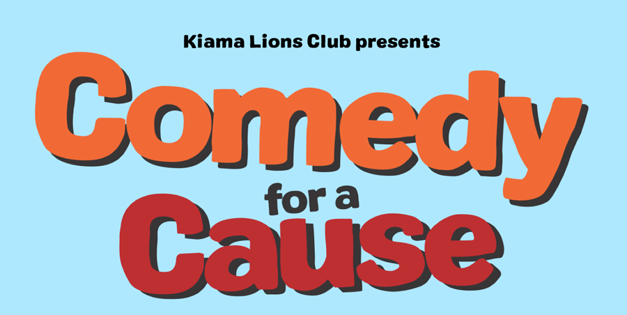 Comedy for a Cause title